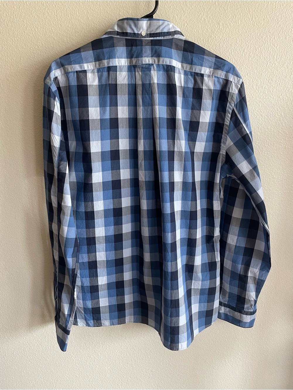 Todd Snyder Men's Blue Multi-Check Button-Down Shirt - Picture 13 of 16